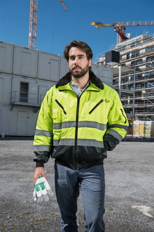 Reflektierende Pilotenjacke (Muster)