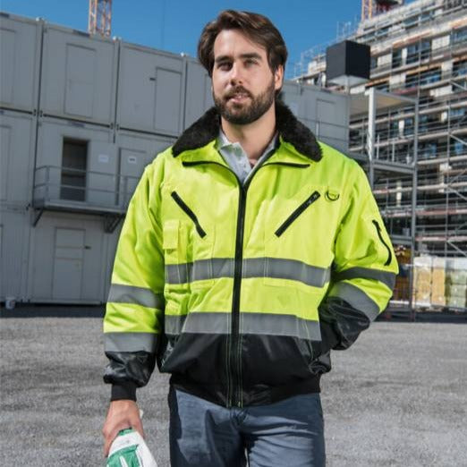 Reflektierende Pilotenjacke