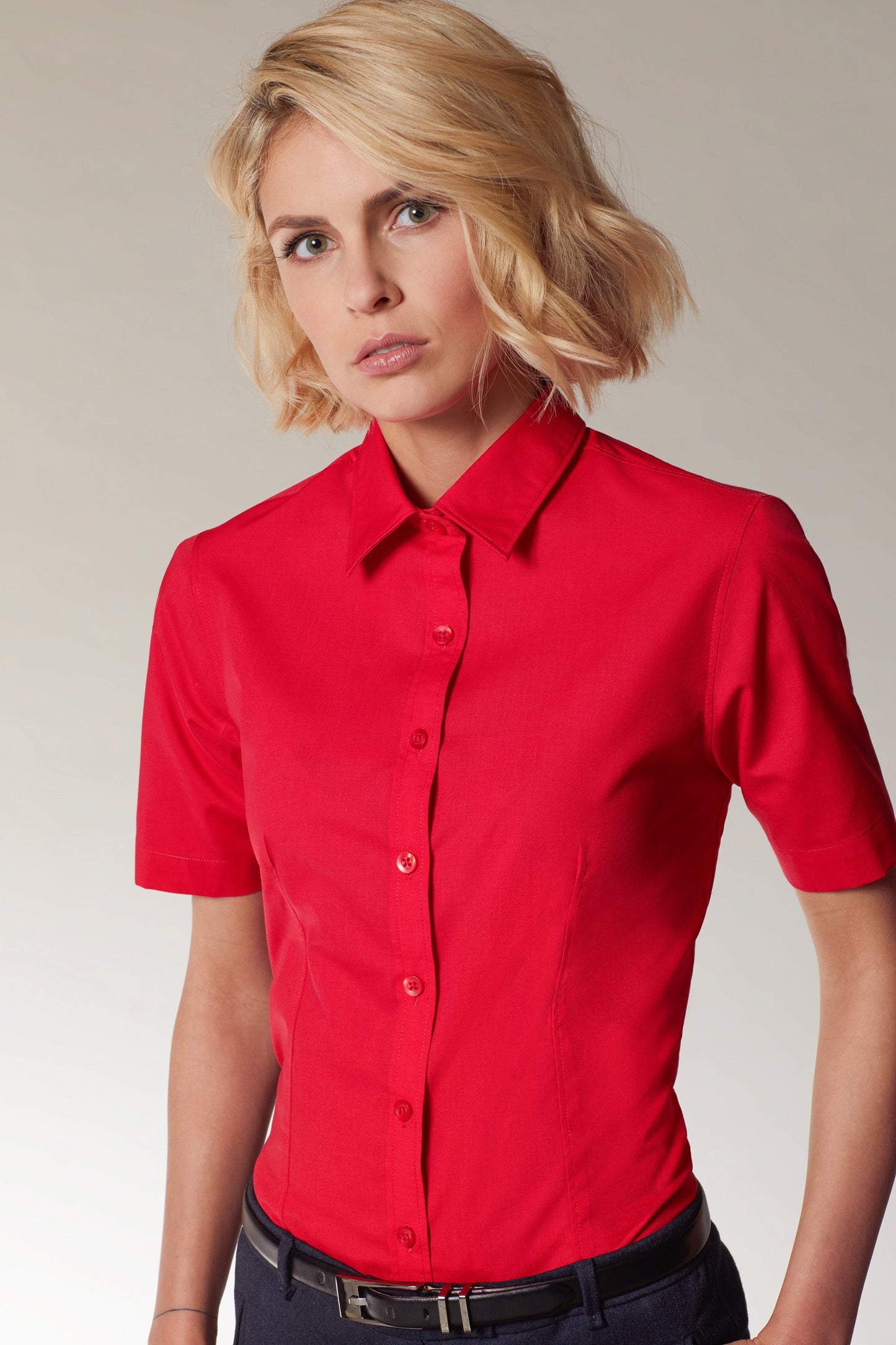 Classic Hemd Short Sleeve (Women) (Muster)