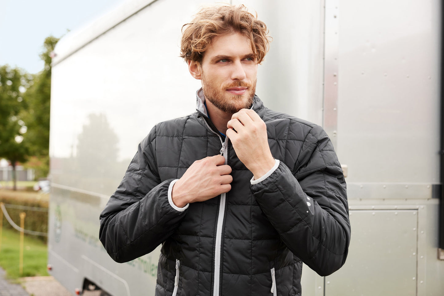 Funktions Wattierte Steppjacke (Unisex) (Muster)