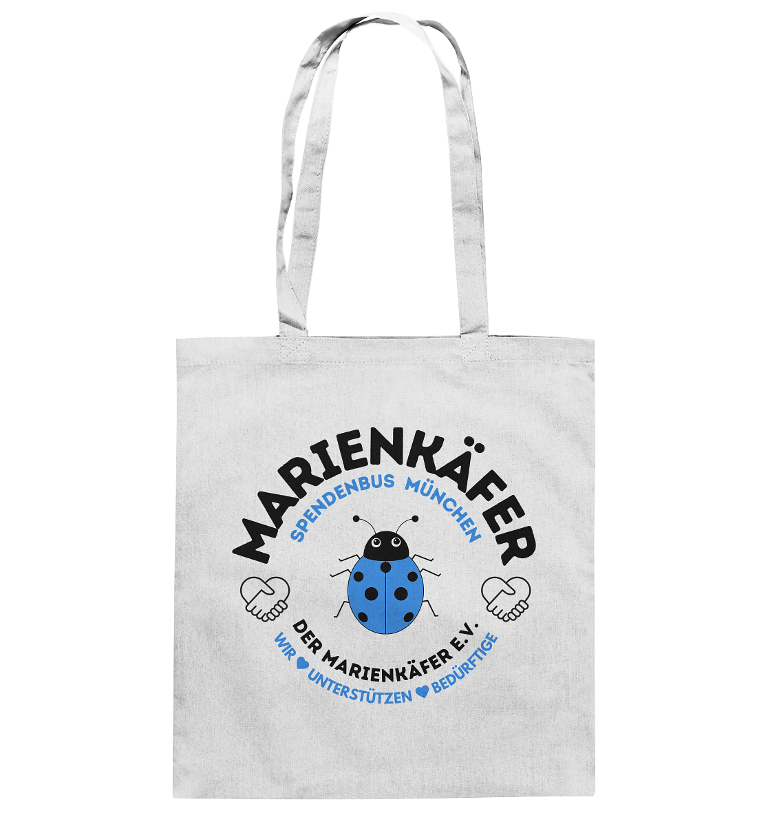 Der Marienkäfer: Badge - Baumwolltasche (Unisex)